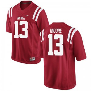 Kailo Moore Ole Miss High School Mens Game Jersey - Red