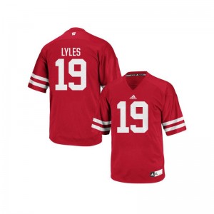 Kare Lyles Wisconsin Badgers Official Mens Replica Jerseys - Red