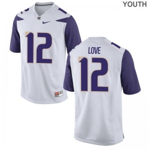 Kentrell Love UW Alumni Youth Limited Jersey - White