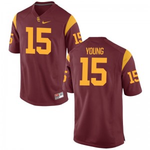 Keyshawn Young USC Trojans College Mens Game Jersey - White