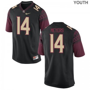 Kyle Meyers FSU Seminoles Official Youth Game Jersey - Black
