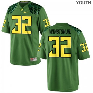 La'Mar Winston Jr. Oregon High School Youth(Kids) Game Jerseys - Apple Green