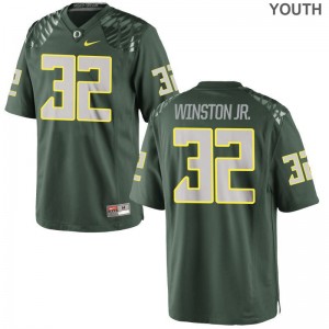 La'Mar Winston Jr. Oregon Player Youth(Kids) Limited Jerseys - Green