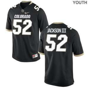 Leo Jackson III UC Colorado Football Youth(Kids) Game Jersey - Black