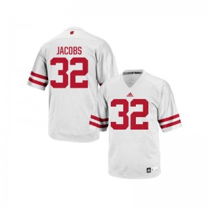 Leon Jacobs University of Wisconsin College For Men Authentic Jersey - White