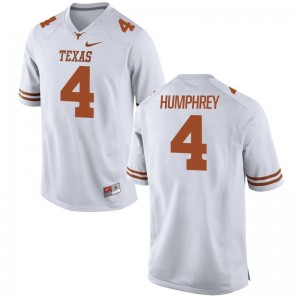 Lil'Jordan Humphrey University of Texas Player Men Game Jerseys - White