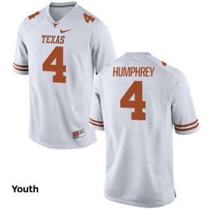 Lil'Jordan Humphrey Longhorns Official Youth(Kids) Game Jerseys - White