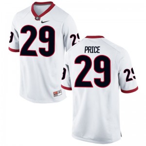 Matt Price UGA Bulldogs Football Kids Limited Jerseys - White