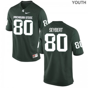 Matt Seybert Michigan State Spartans Football For Kids Game Jerseys - Green