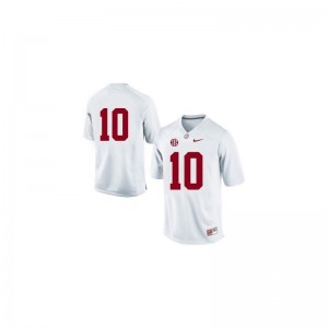 AJ McCarron Bama College Mens Limited Jersey - #10 White