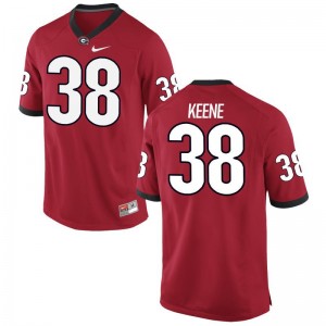 Michael Keene Georgia University Men Game Jersey - Red