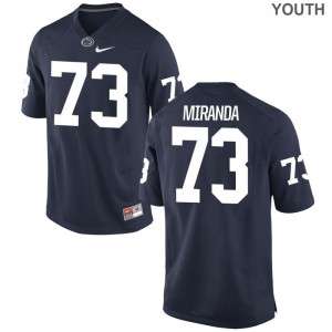 Mike Miranda Nittany Lions Official Youth Game Jerseys - Navy
