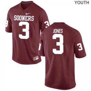Mykel Jones Oklahoma College Youth(Kids) Limited Jersey - Crimson
