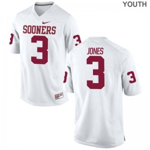 Mykel Jones Oklahoma Sooners NCAA For Kids Limited Jerseys - White