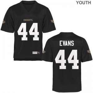 Nate Evans University of Central Florida Official Youth Game Jersey - Black