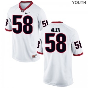 Pat Allen Georgia Football Youth Game Jerseys - White