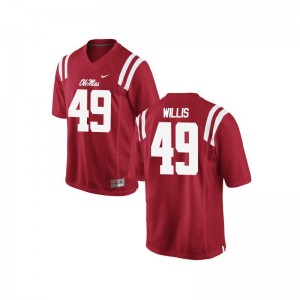 Patrick Willis University of Mississippi NCAA For Men Limited Jerseys - Red