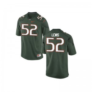 Ray Lewis Miami Official Men Game Jerseys - Green