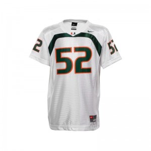 Ray Lewis Miami Hurricanes Alumni Youth Limited Jerseys - White