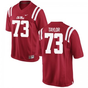 Rod Taylor Ole Miss Rebels Official For Men Game Jersey - Red