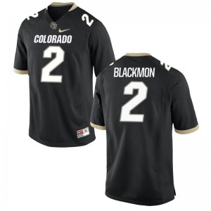 Ronnie Blackmon University of Colorado High School Mens Game Jersey - Black