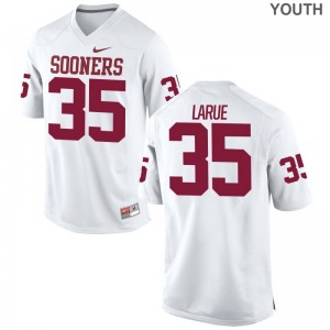 Ronnie LaRue OU Player For Kids Limited Jerseys - White