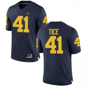 Ryan Tice University of Michigan NCAA For Men Limited Jerseys - Jordan Navy