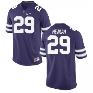 Sean Newlan Kansas State University Official For Men Game Jersey - Purple