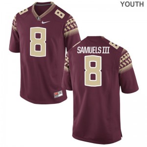 Stanford Samuels III FSU Seminoles Football Kids Game Jersey - Garnet