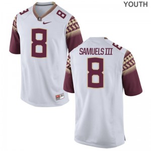 Stanford Samuels III Florida State Seminoles Official Kids Game Jerseys - White
