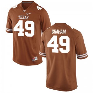 Ta'Quon Graham University of Texas High School Mens Game Jersey - Orange