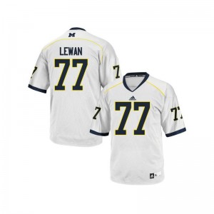 Taylor Lewan Wolverines University Mens Limited Jersey - White