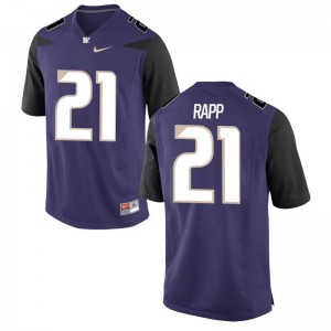 Taylor Rapp University of Washington Player For Men Game Jersey - Purple