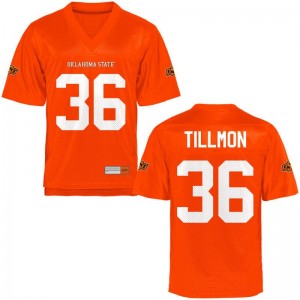 Terry Tillmon OSU University Men Game Jersey - Orange