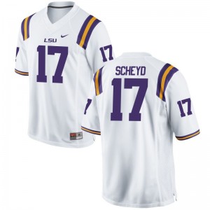 Tiger Scheyd Tigers Official For Men Game Jerseys - White