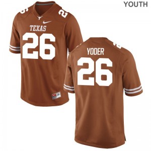 Tim Yoder Longhorns Alumni Youth(Kids) Game Jerseys - Orange