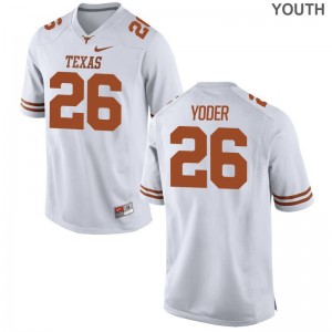Tim Yoder UT Player Youth Limited Jerseys - White