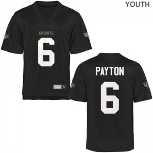 Tristan Payton UCF Knights Official For Kids Game Jersey - Black