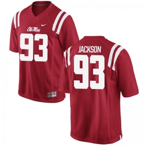 Tyler Jackson Ole Miss College For Men Game Jersey - Red