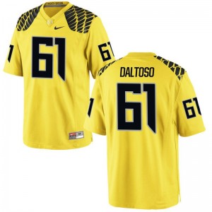 Valentino Daltoso University of Oregon Player Mens Limited Jerseys - Gold