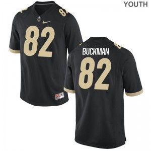 Wade Buckman Purdue Boilermakers NCAA Youth(Kids) Game Jersey - Black