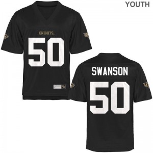 Wyatt Swanson University of Central Florida Player Youth(Kids) Game Jersey - Black