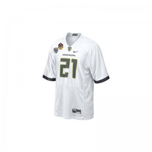 Blank University of Oregon Official Youth(Kids) Limited Jerseys - 21 LaMichael James White